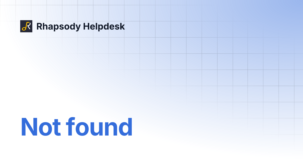 Exporting Calendar | Rhapsody Helpdesk
